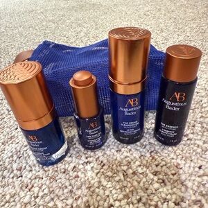 Augustinus Bader Skincare Set with Blue and Gold Accents new in bag